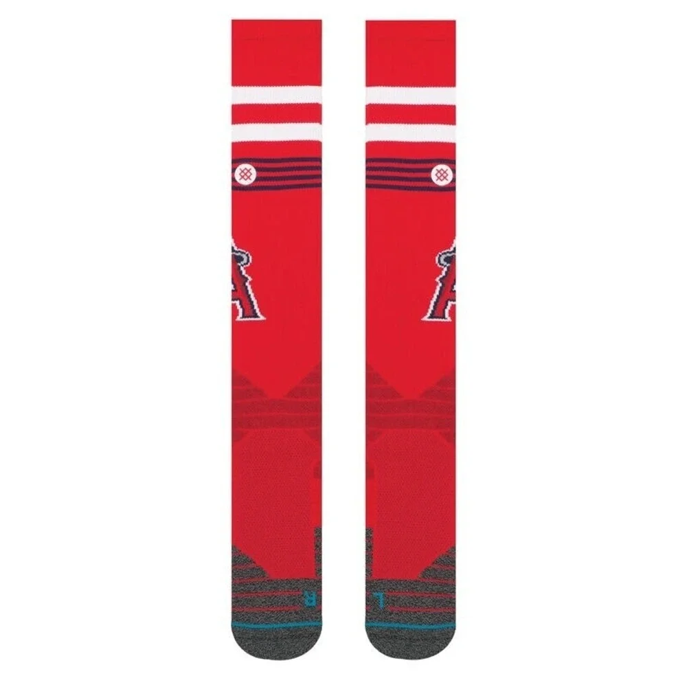 Stance Socks Mens L 9-13 OTC MLB Los Angeles Angels Diamond Pro Baseball Trout